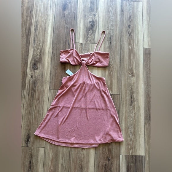 Topshop women’s cut out slinky mini dress size 8-10 NWT - Picture 2 of 5